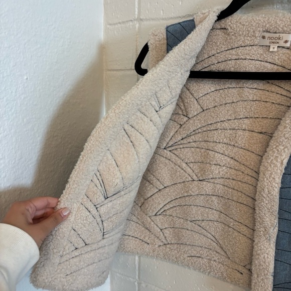 Nooki London denim Sherpa vest - Picture 4 of 6
